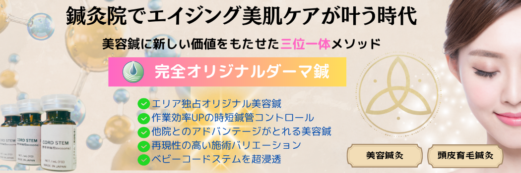 鍼灸院でエイジング美肌ケアが叶う時代